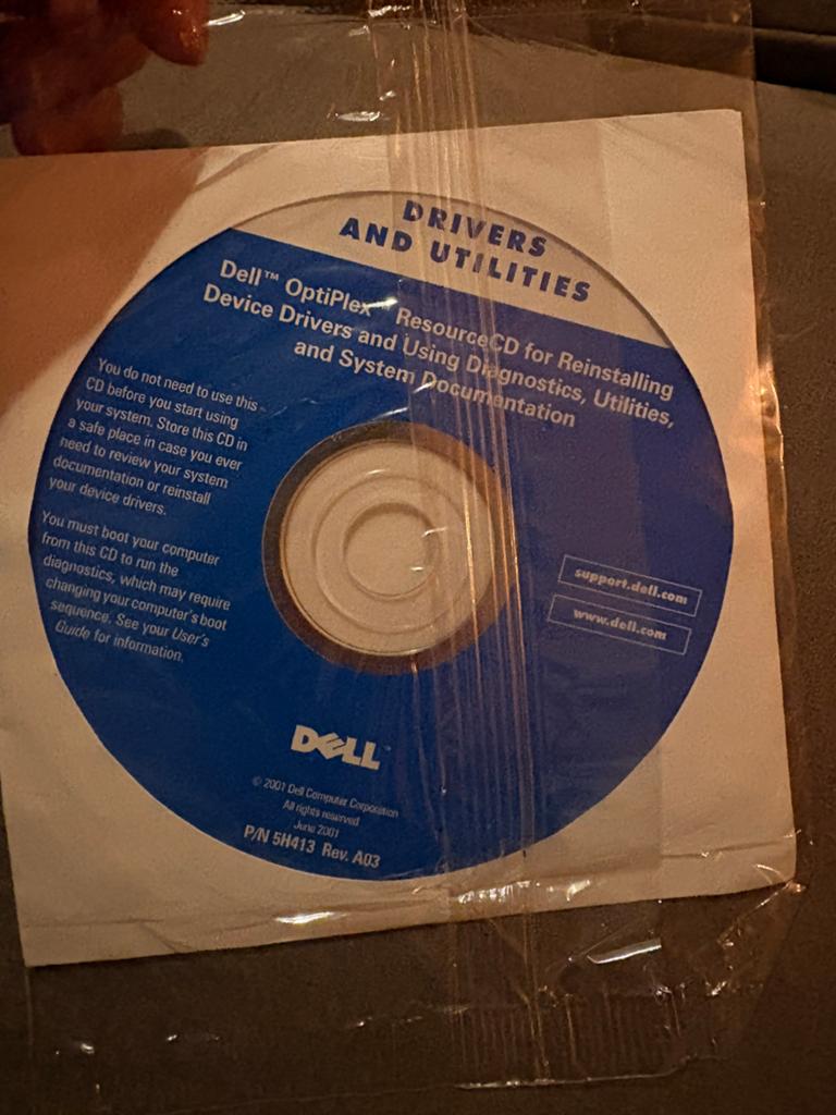 Dell OptiPlex ResourceCD Drivers & Utilities (2001), Computers en Software, Besturingssoftware, Nieuw, Windows, Ophalen of Verzenden