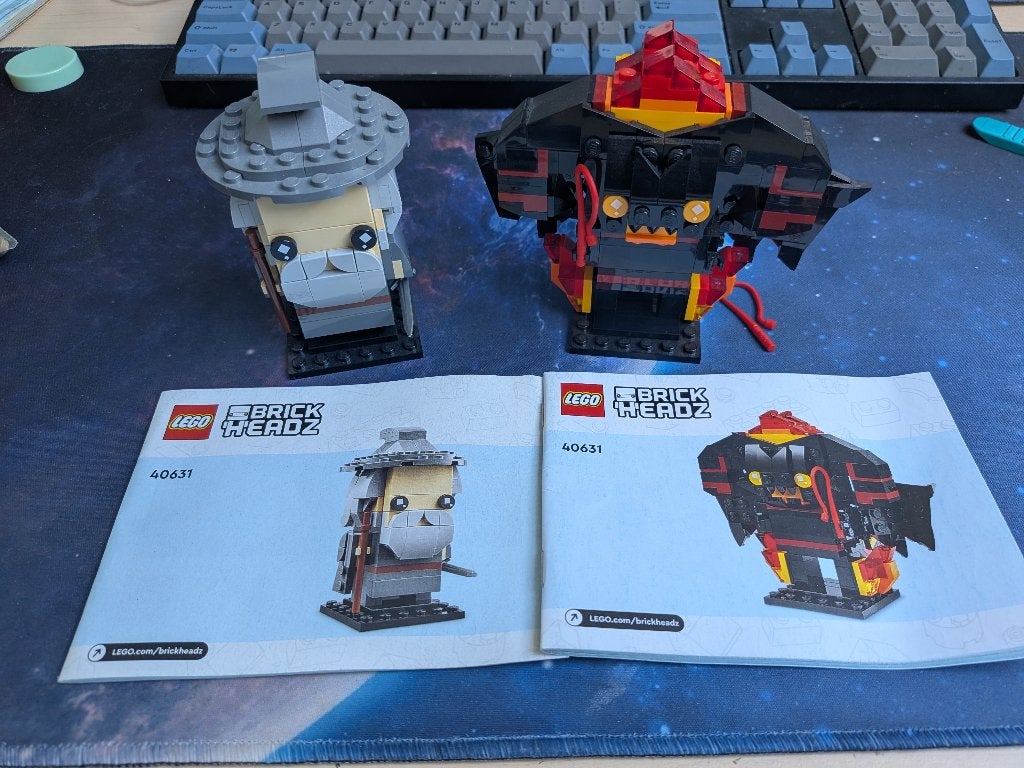 LEGO 40631 Brickheadz Gandalf & Balrog, Overige thema's, Lego, Inclusief instructies, Ophalen of Verzenden