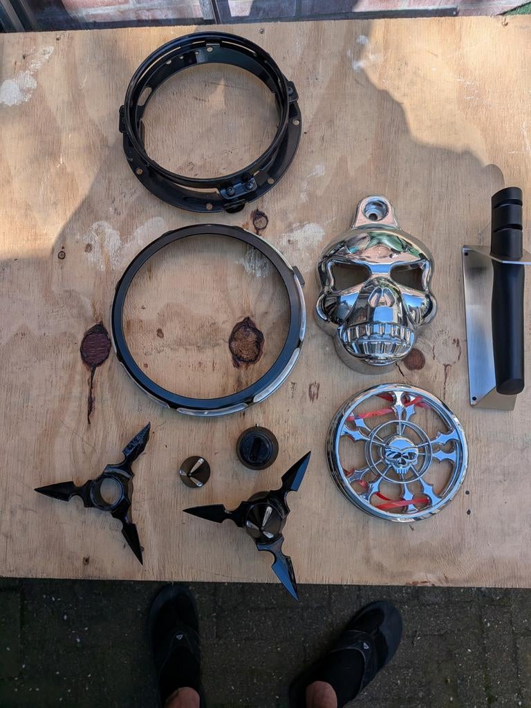 Diverse motorfiets accessoires en onderdelen, Ophalen of Verzenden, Gebruikt