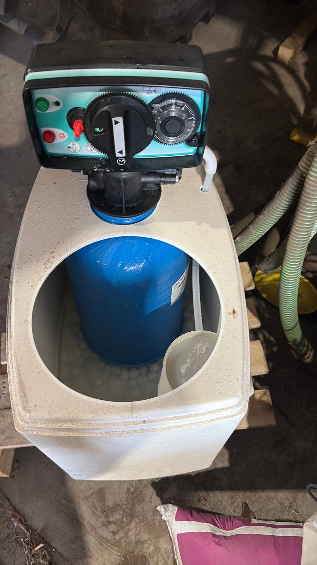 Waterontharder compleet, Ophalen, Gebruikt, Waterontharder met zout