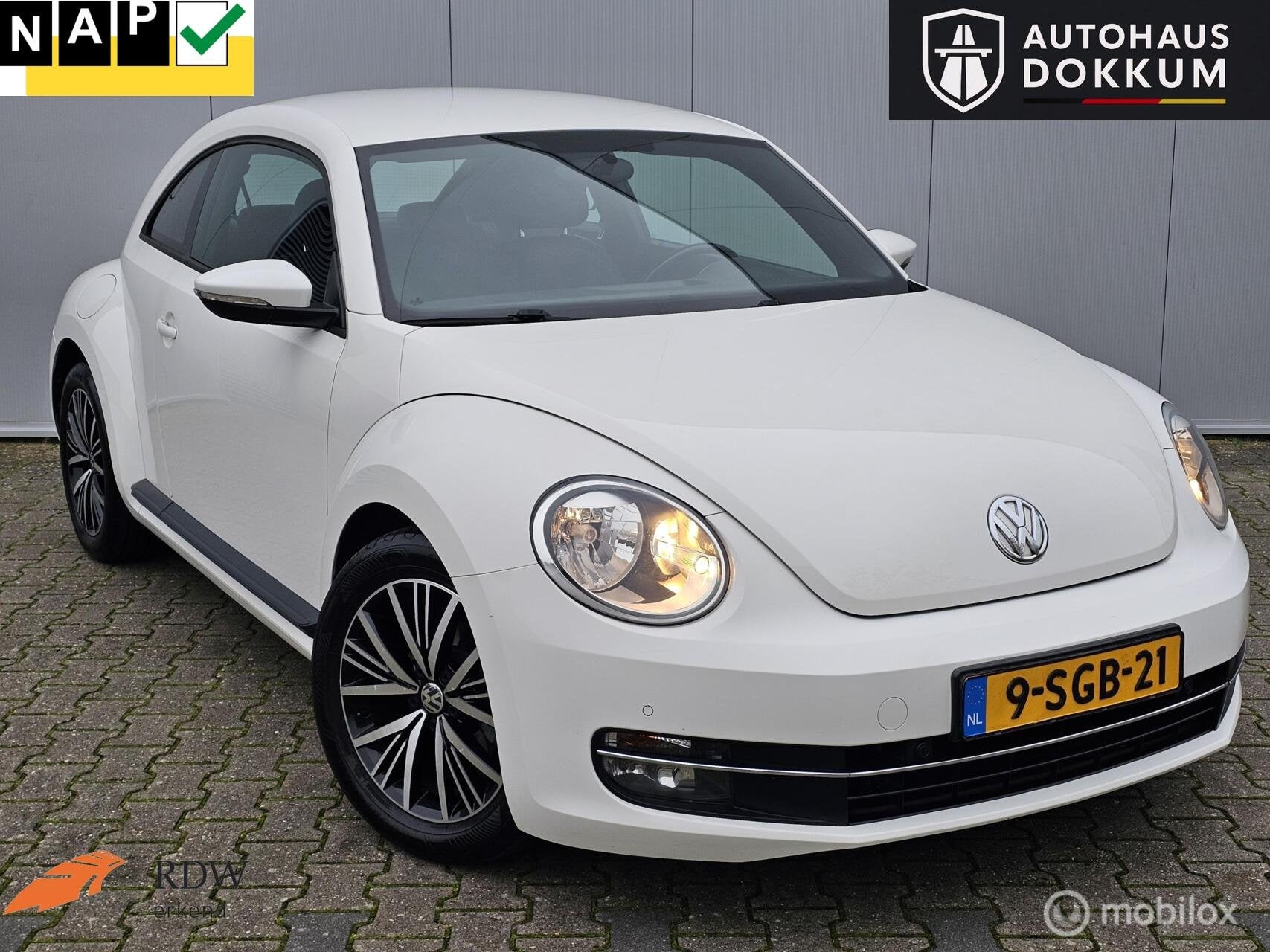 Volkswagen Beetle 1.2 TSI Design PDC / Stoelverwarming, Auto's, Voorwielaandrijving, Euro 5, Gebruikt, Beetle (Kever)