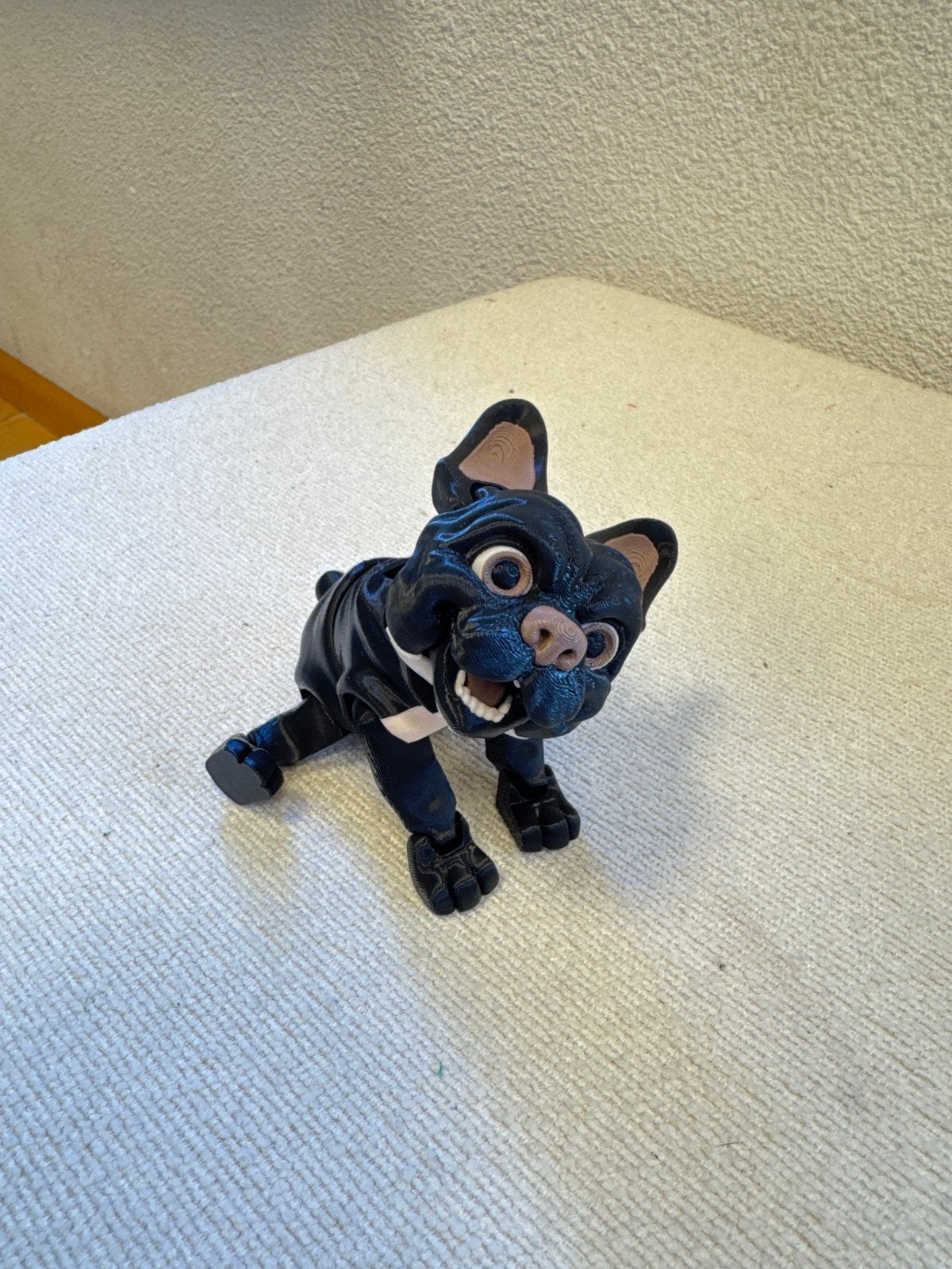 3D Geprinte Franse Bulldog - Flexibel en Uniek, Ophalen, Nieuw, Filament