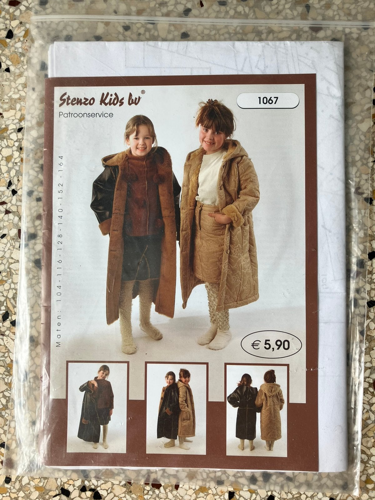 Stenzo Kids patroon winterkleding meisjes mt 104- 164, Hobby en Vrije tijd, Kledingpatronen, Overige merken, Overige typen, Kind