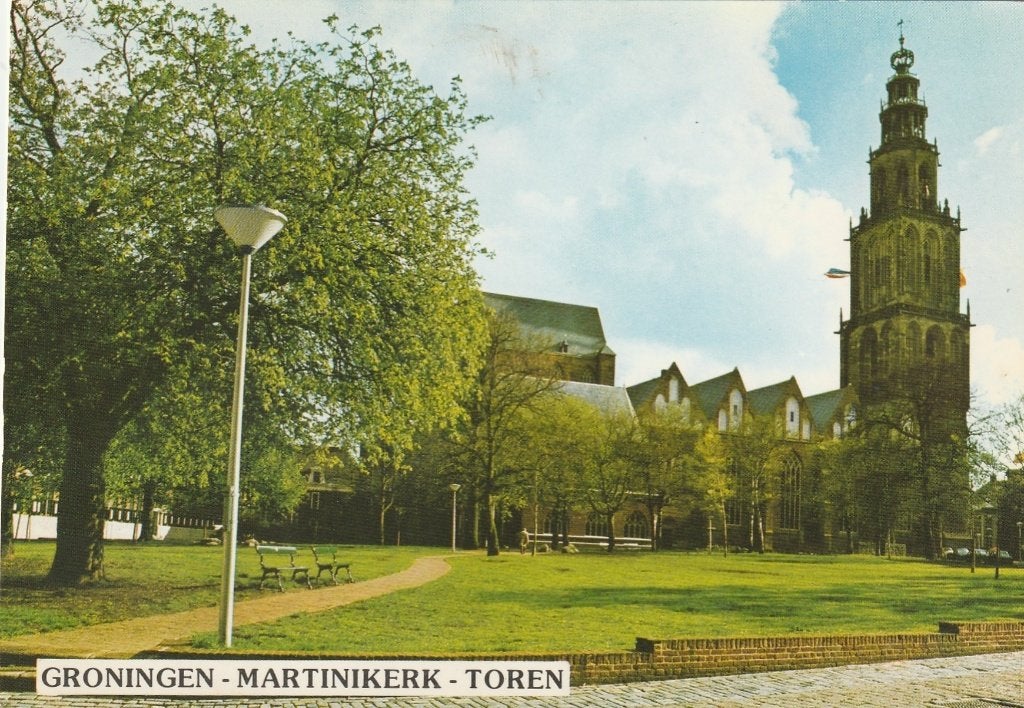 GRONINGEN Martini Kerk Toren, Verzenden, 1960 tot 1980, Gelopen, Groningen