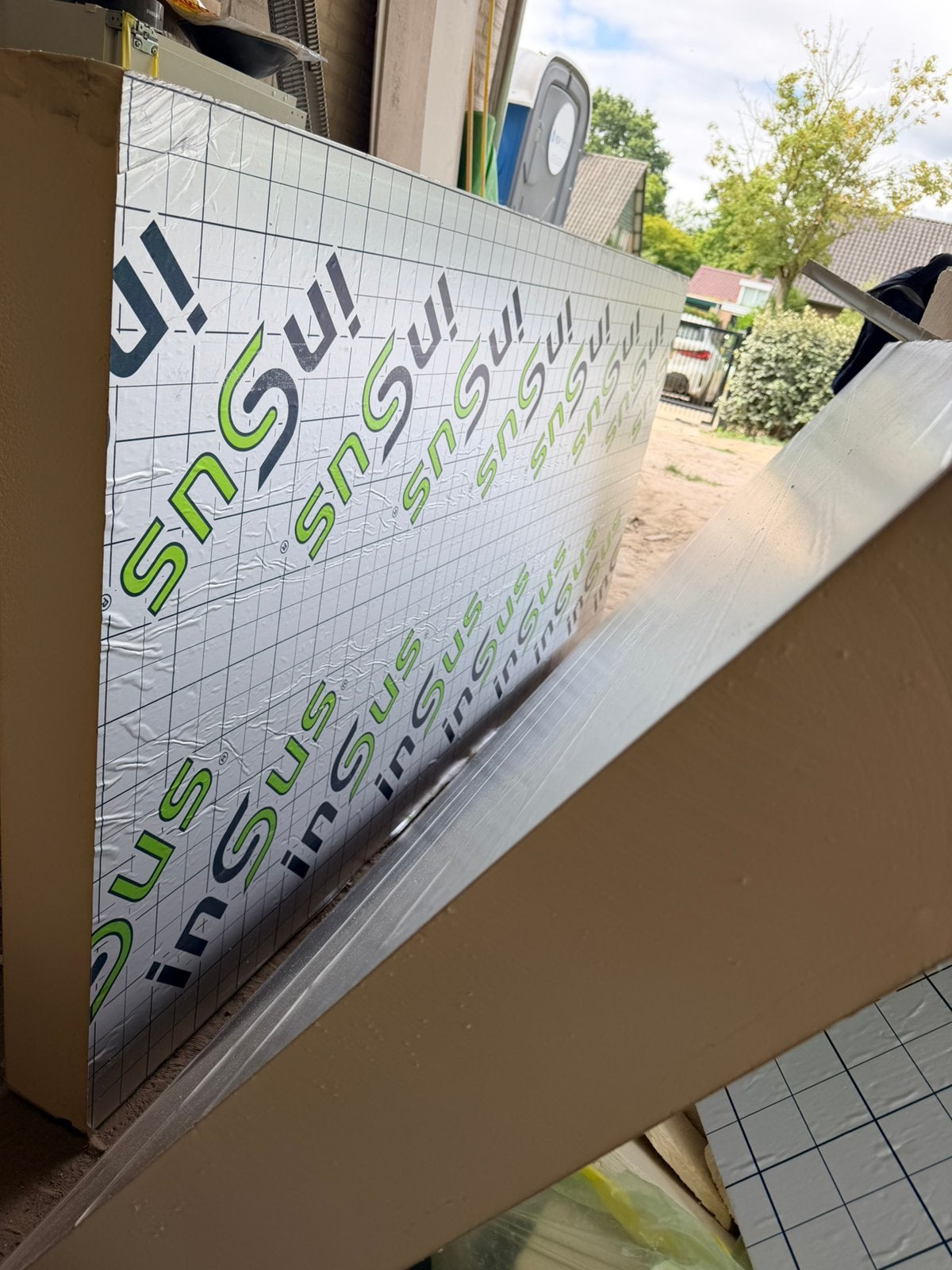 PIR isolatieplaten 14cm B-keus 2 stks 120x240 en reststuk, Doe-het-zelf en Verbouw, Isolatie en Afdichting, Ophalen, 12 cm of meer