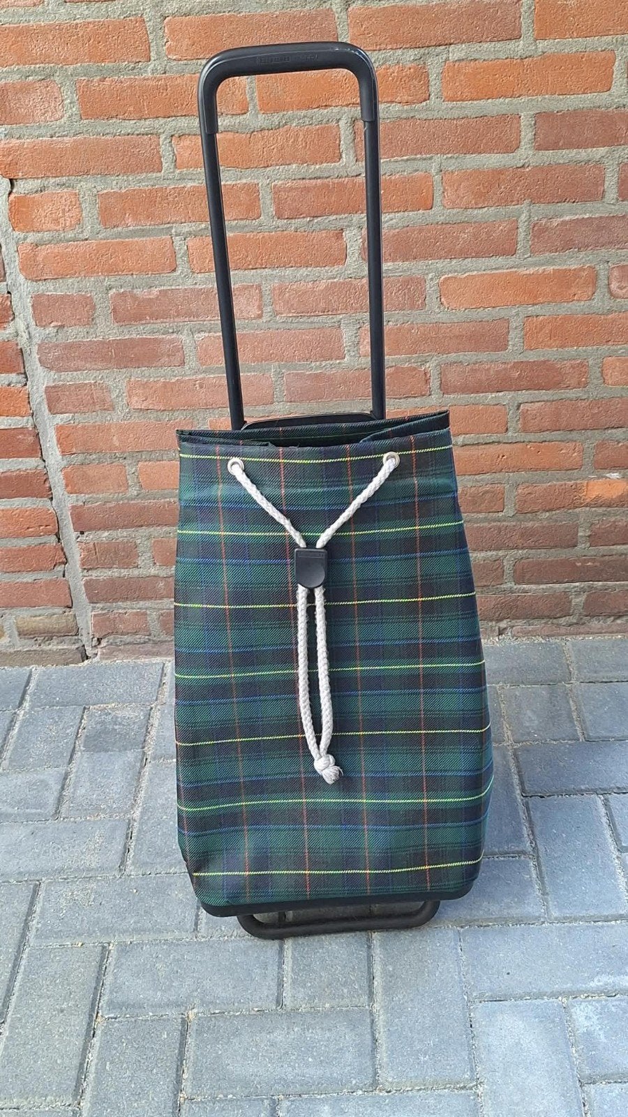 boodschappen  wagentje, Ophalen