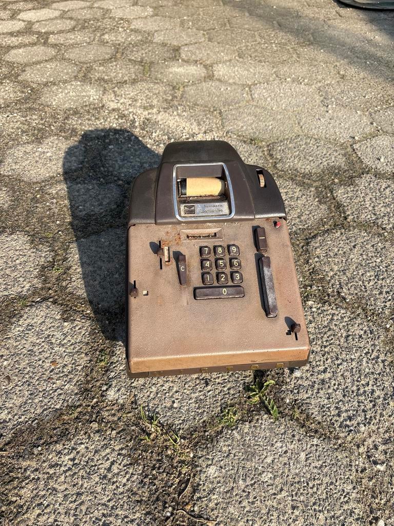 Vintage calculator, Diversen, Rekenmachines, Ophalen, Gebruikt