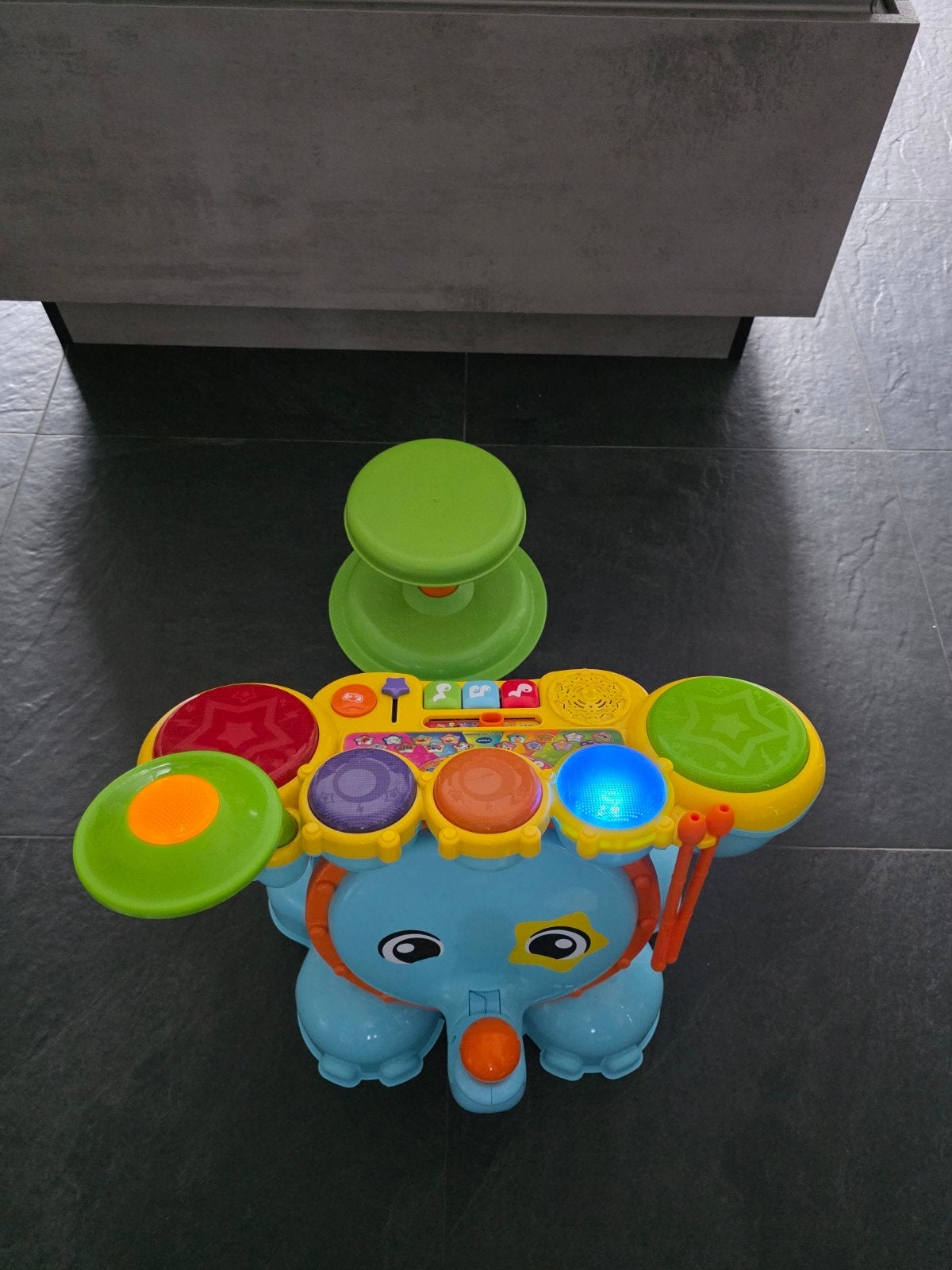 VTech Rock en leer drumstel, Ophalen, Zo goed als nieuw, Overige typen, Met licht