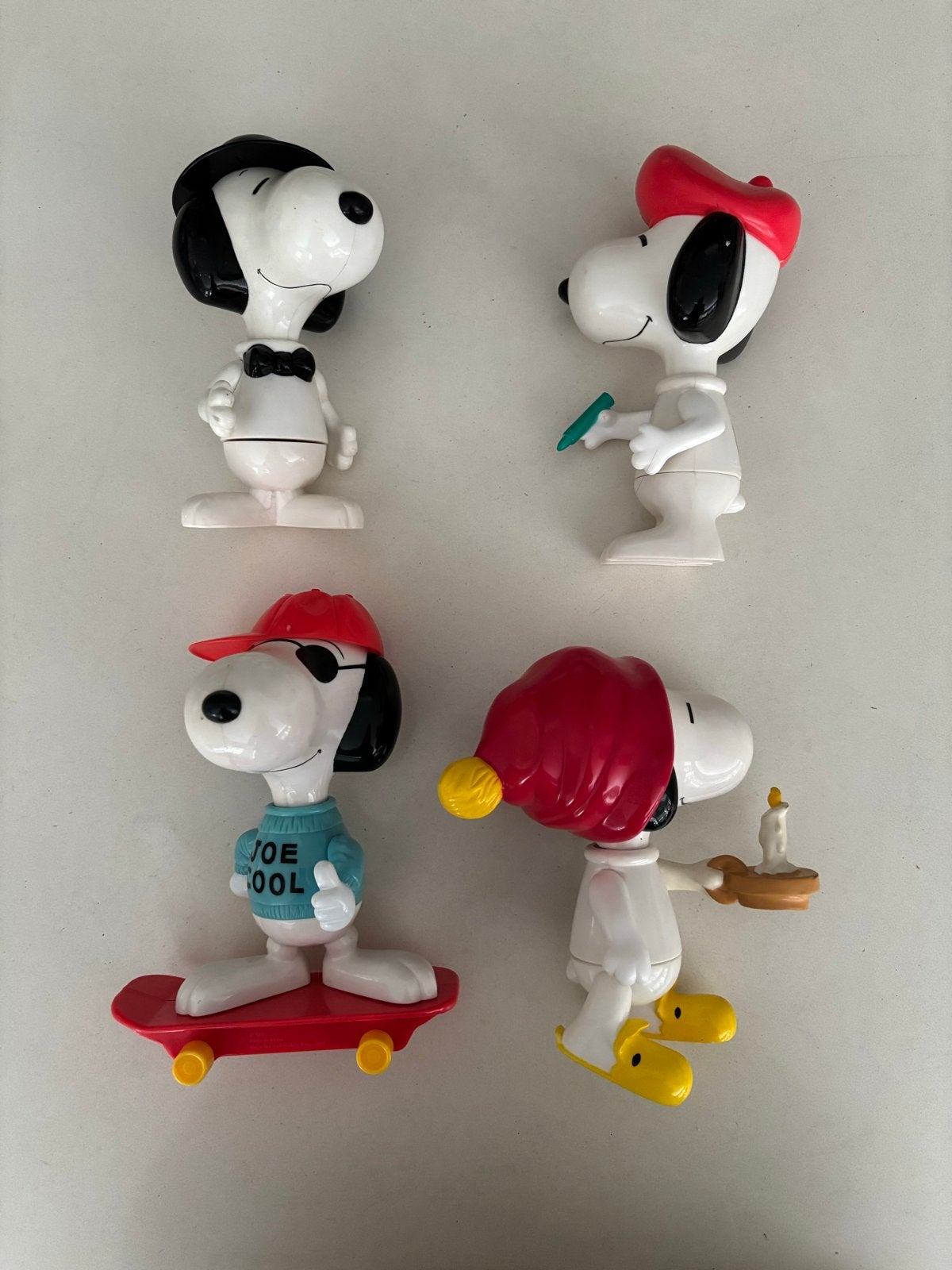 Set van 4 XL Snoopy McDonald's Happy Meal Figuren, Verzamelen, Speelgoed, Ophalen of Verzenden, Zo goed als nieuw