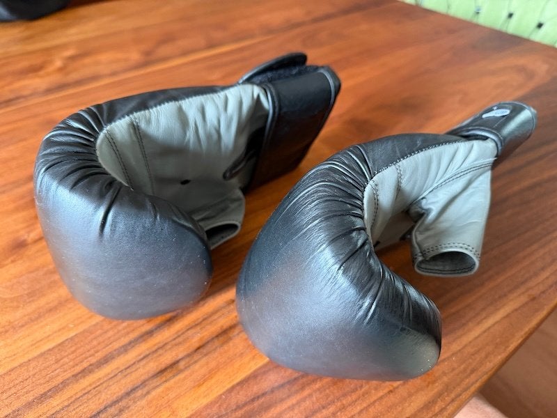 Zakhandschoen Leer Rumble maat L, Sport en Fitness, Vechtsporten en Zelfverdediging, Overige, Vechtsportmateriaal, Maat L, Ophalen of Verzenden