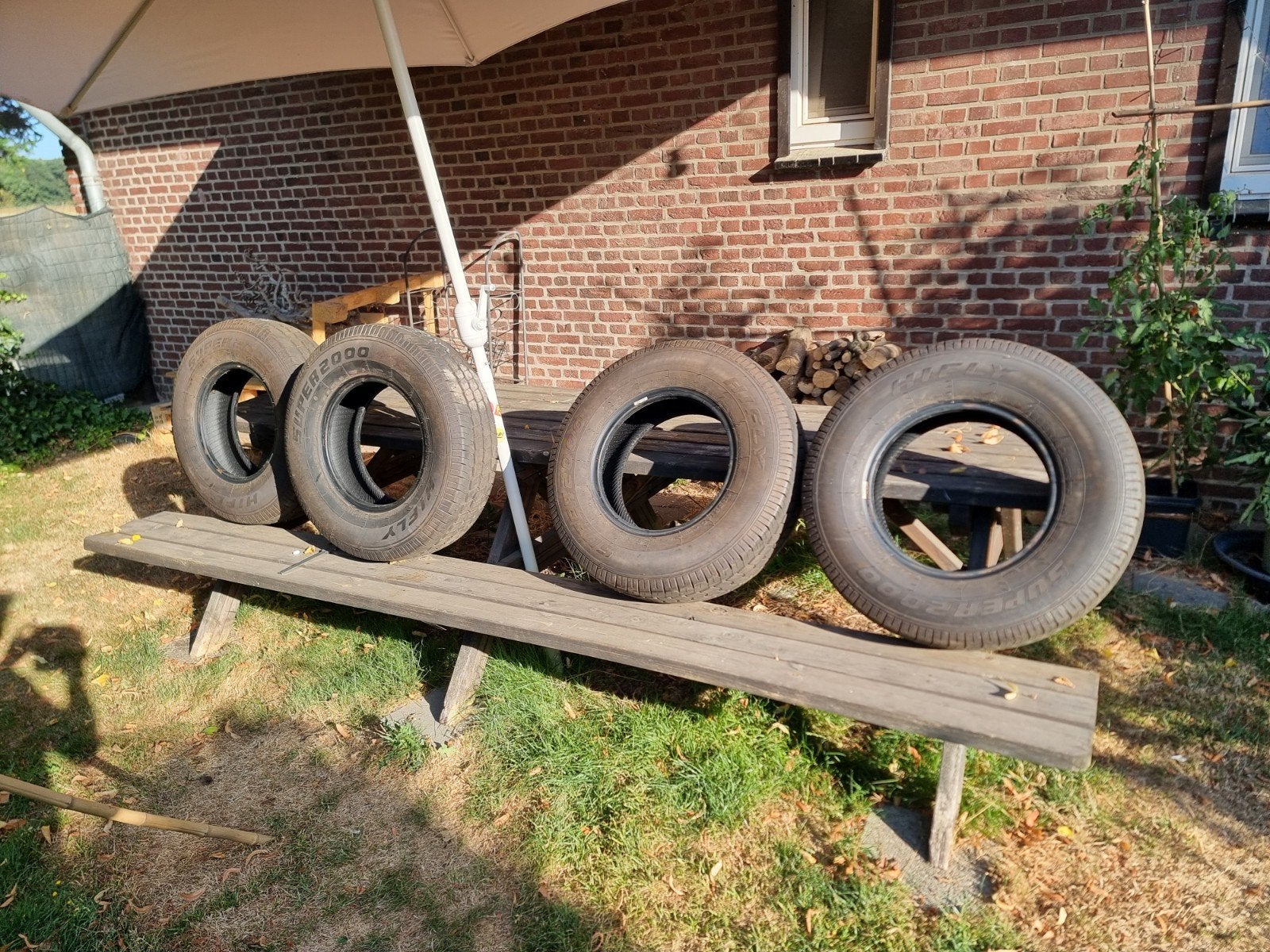 set van 4 Hifly Super2000 banden 205R14C, Ophalen, 14 inch, 205 mm, Band(en)
