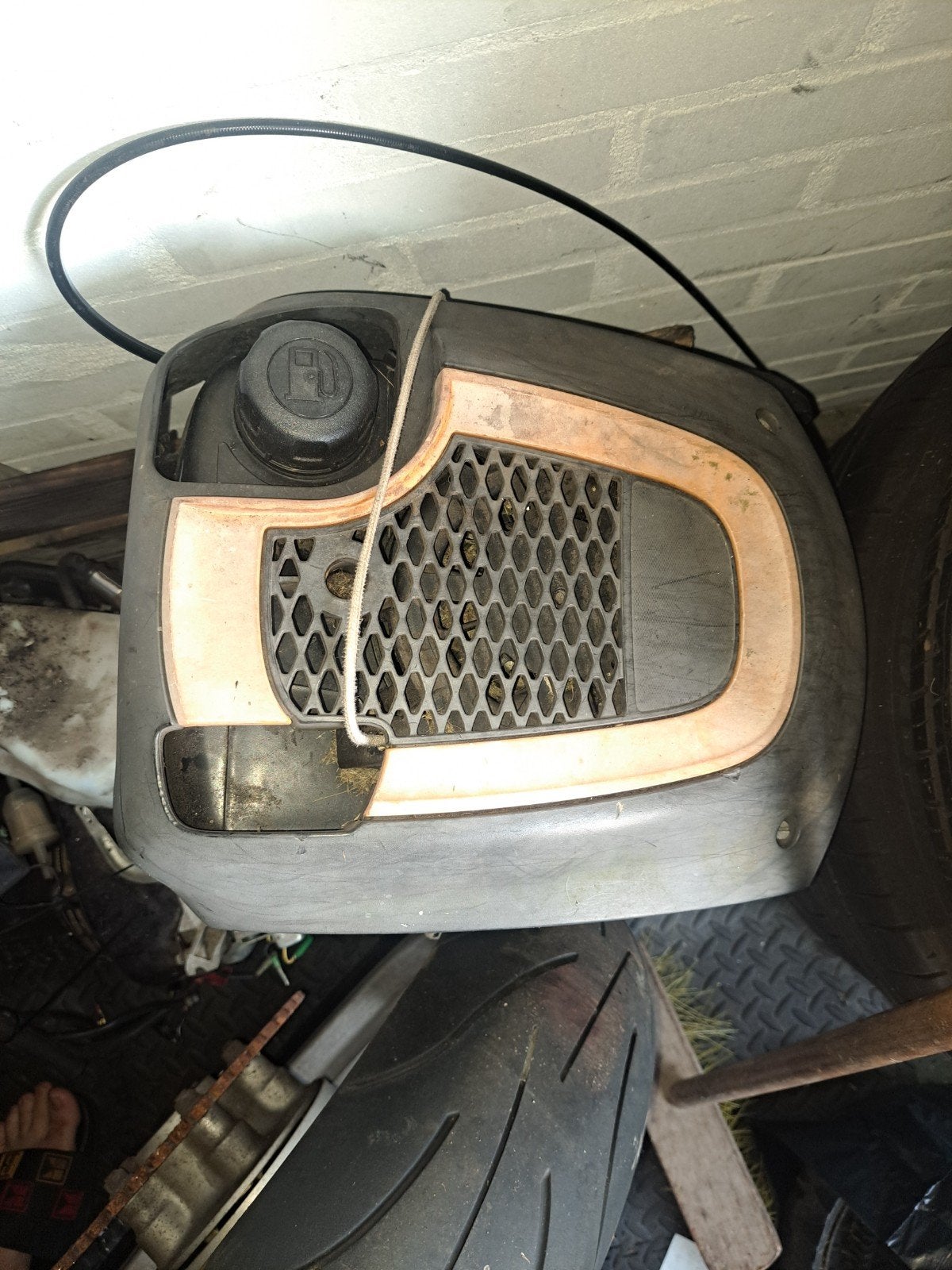 Grasmaaier motor en generator motor, Tuin en Terras, Grasmaaiers, Ophalen of Verzenden, Gebruikt, Benzine-grasmaaier, Honda