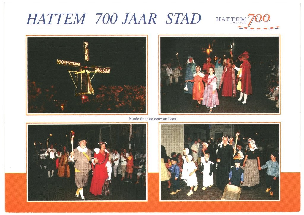 43626 Hattem 700 jaar stad _Nette oude kaart Onbeschreven, Verzenden, 1980 tot heden, Ongelopen, Gelderland