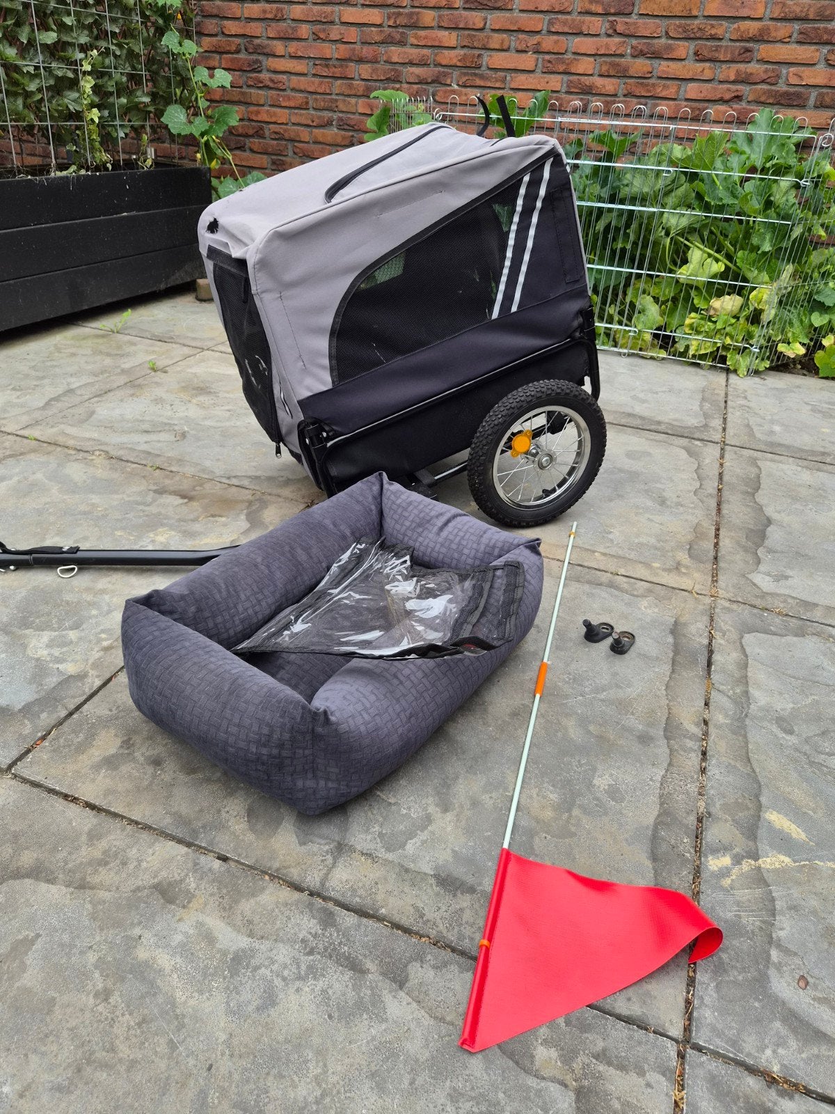 Hondenfietskar met toebehoren - Gebruikt, Ophalen, Gebruikt, Opvouwbaar, 20 tot 40 kg