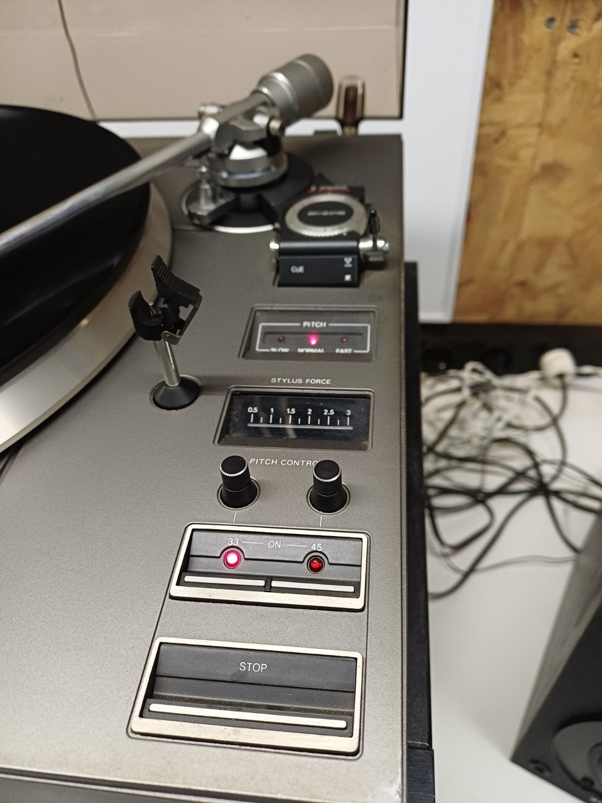 Philips 867 Electronic Direct Control Platenspeler Jaren '70, Audio, Tv en Foto, Platenspelers, Ophalen, Philips, Gebruikt, Pitch-regelaar
