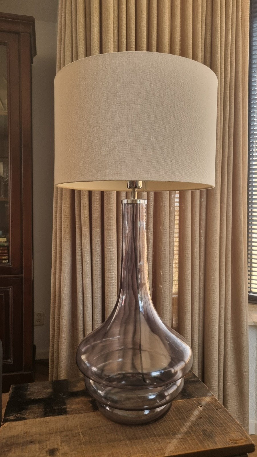 Glazen tafellamp ., Ophalen, Tafellamp