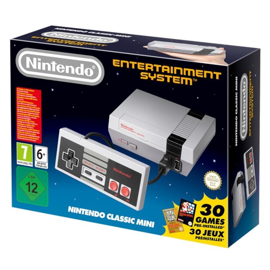 Nintendo Classic Mini NES, Ophalen of Verzenden, Zo goed als nieuw, Met 1 controller, Met games