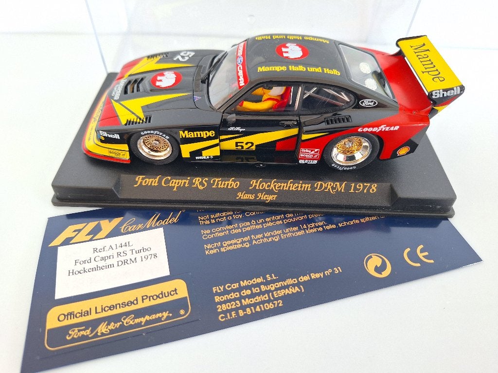 Fly Zakspeed Ford Capri RS Turbo Hockenheim A144L Met Licht, Overige merken, Racebaan, Fly, Nieuw