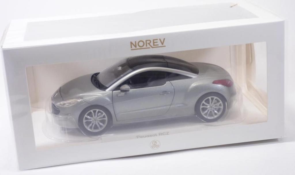 Peugeot RCZ 2010 Mercury Grijs schaal 1/18 NOREV ref. 184875, Hobby en Vrije tijd, Modelauto's | 1:18, Verzenden, Nieuw, Auto
