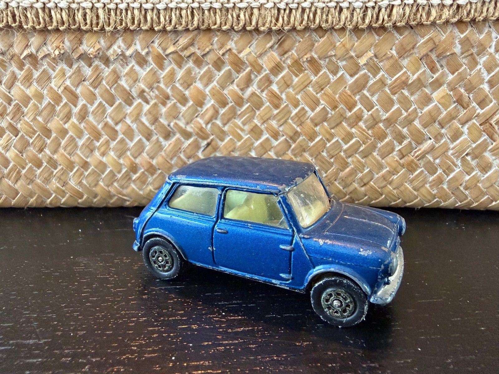 Corgi Whizzwheels Morris Mini-Minor Blauw - Vintage Speelgoe, Ophalen of Verzenden, Gebruikt