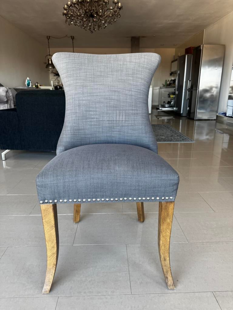 Grijze Tafelstoelen/eetkamerstoelen (Rofra), Ophalen, Zo goed als nieuw