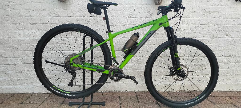 Mountainbike - 2019 Cube Reaction SL (Superlight) Grey/Green, Fietsen en Brommers, Hardtail, Heren, Zo goed als nieuw, Schijfrem