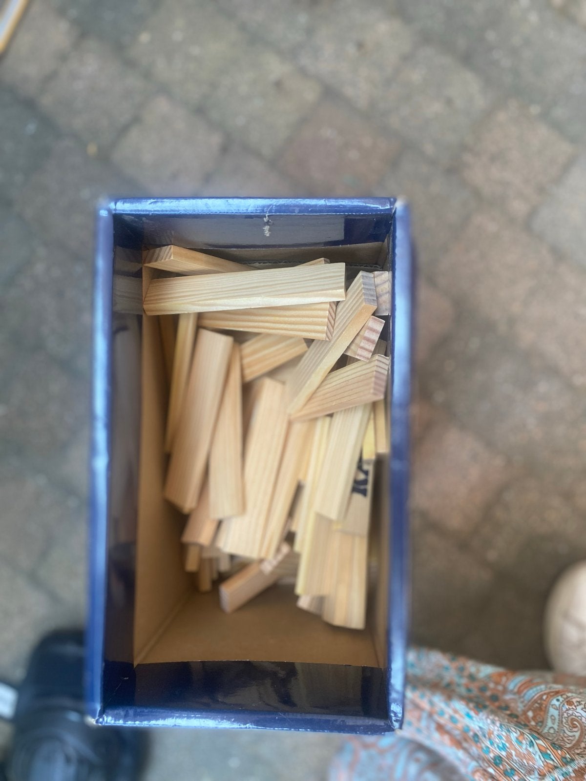 Kapla bouwblokken in handige bewaarton, Kinderen en Baby's, Speelgoed | Bouwstenen, Ophalen, Gebruikt, Overige merken
