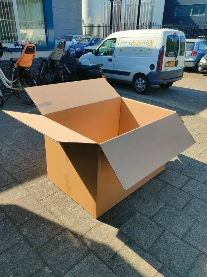 Grote kartonnen dozen 120x80x80 | verhuizen en opslag, Doe-het-zelf en Verbouw, Ophalen, 100 cm of meer, Opvouwbaar, 60 cm of meer