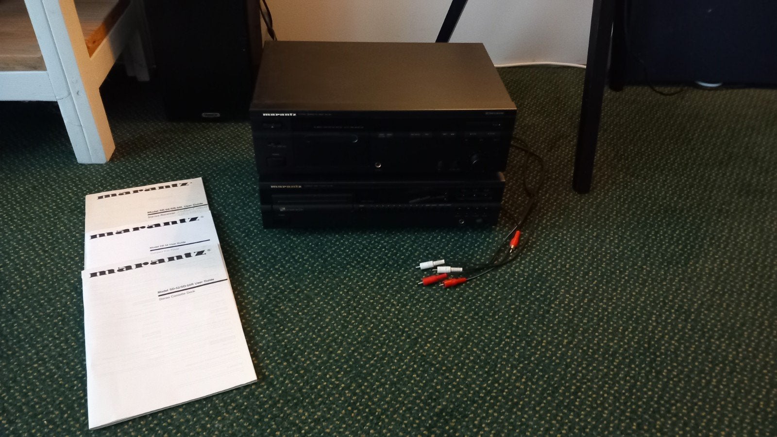 Marantz cd speler en cassette deck en afstand bediening, Audio, Tv en Foto, Stereo-sets, Ophalen of Verzenden, Overige merken