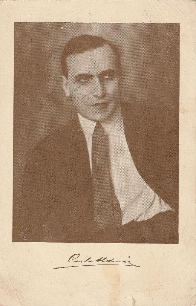FILMSTER CARLO ALDINI JAREN 30 ZEER MOOIE KAART KN459, Ophalen of Verzenden, 1920 tot 1940, Ongelopen, Sterren en Beroemdheden