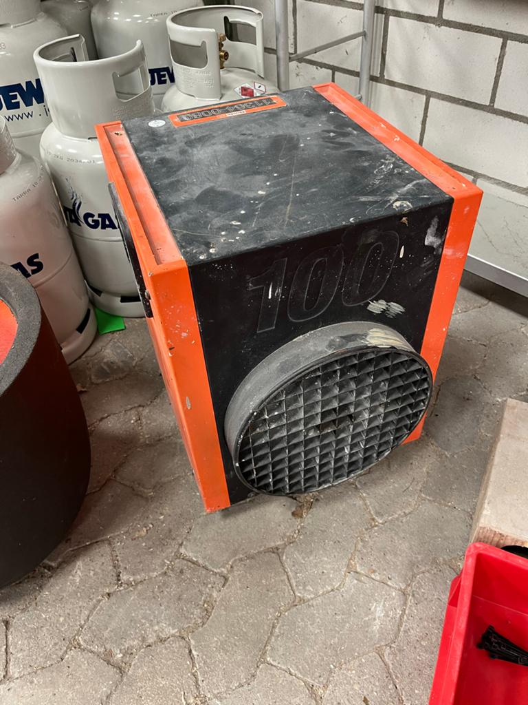 Trotec TDE 100 Elektrische Kachel Bouwdroger, 30 tot 80 cm, Gebruikt, Kachel, Minder dan 60 cm