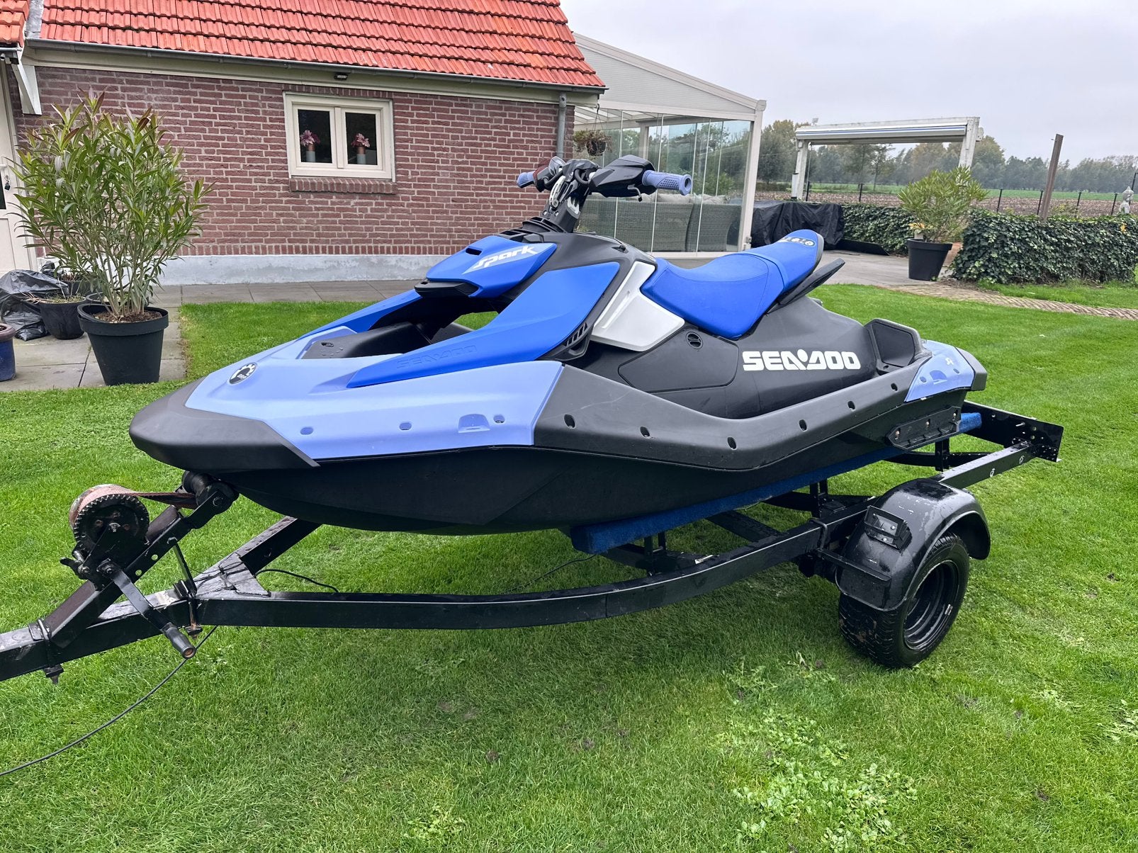 Seadoo Spark Trixx 2024 IBR + Trailer, Ophalen, Zo goed als nieuw, Benzine, 70 tot 120 pk
