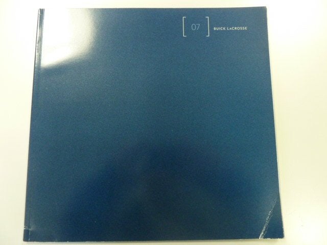 2007 Buick Lacrosse Grote Prestige Brochure USA, Ophalen of Verzenden, Gelezen, Overige merken