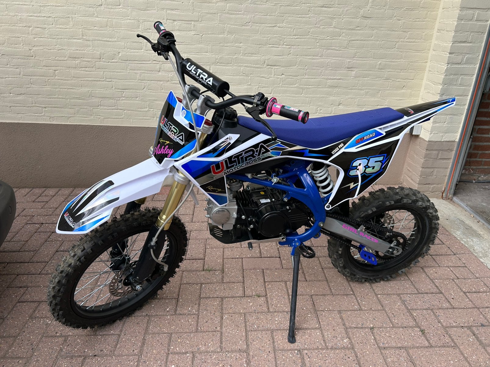 Pitbike 4 takt, Ophalen, 125 cc, Schijfrem, Pitbike