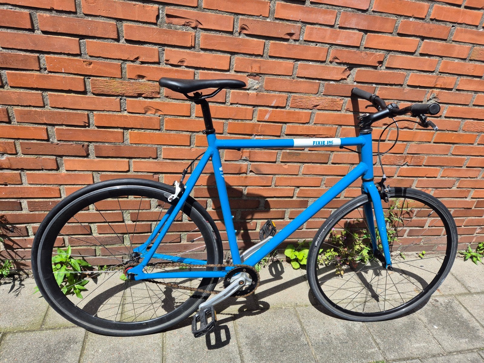 Fixie  inc  singlespeed, Fietsen en Brommers, Gebruikt, Velgrem, 53 tot 57 cm, Ophalen
