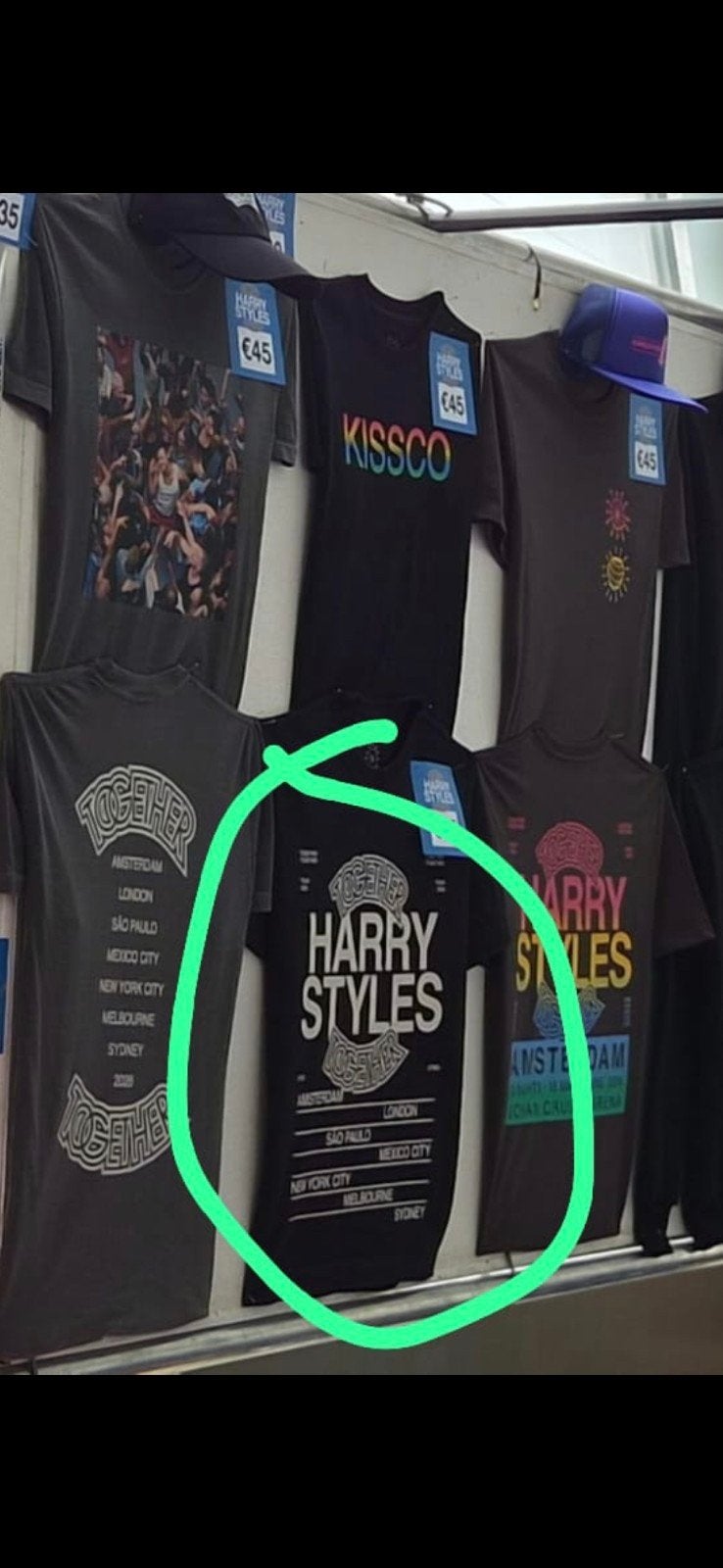 Gezocht!!! Harry Styles Together Together T-shirt, Ophalen of Verzenden, Zo goed als nieuw, Pijlen