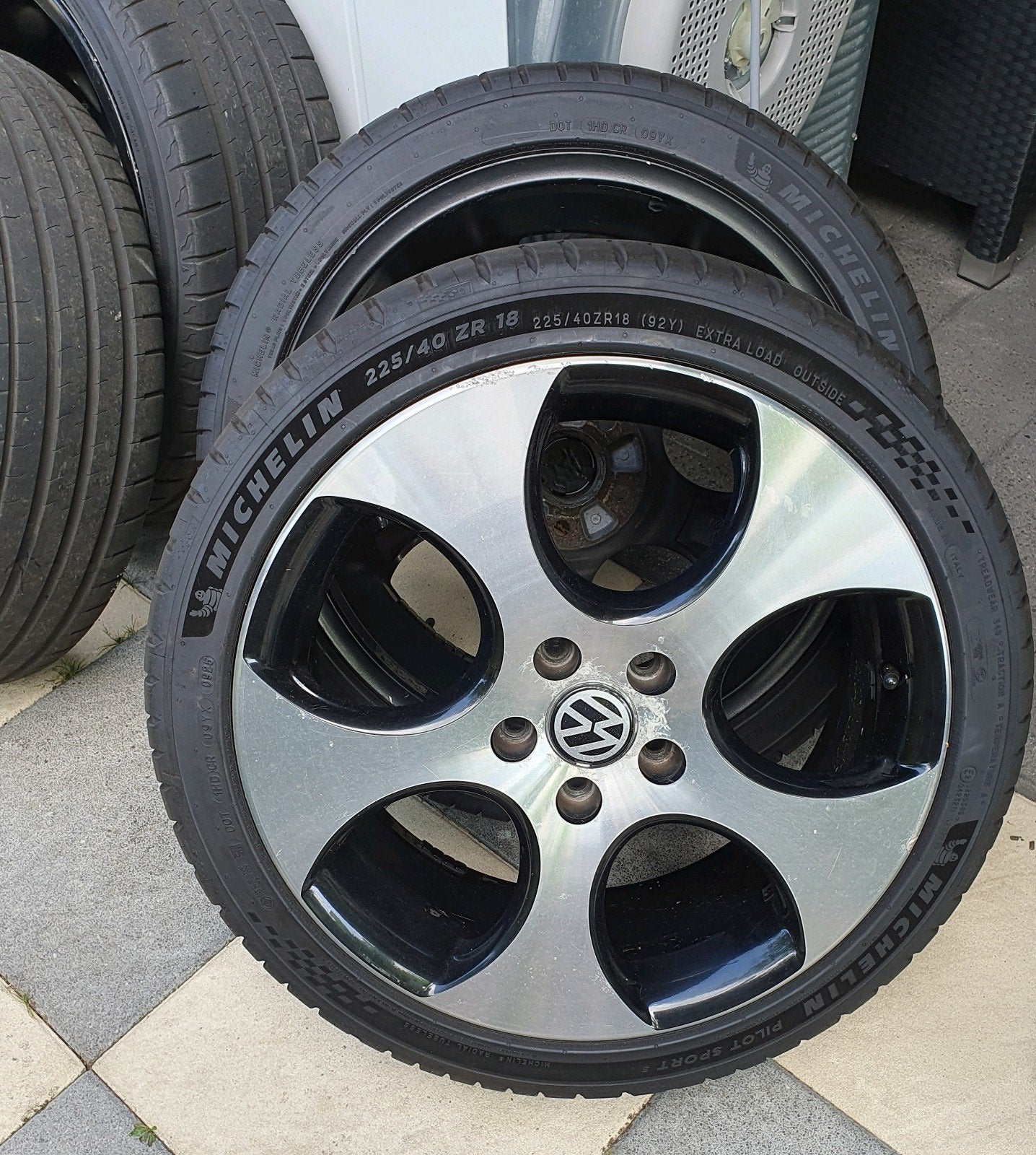 originele volkswagen gti velgen, Ophalen, Zo goed als nieuw