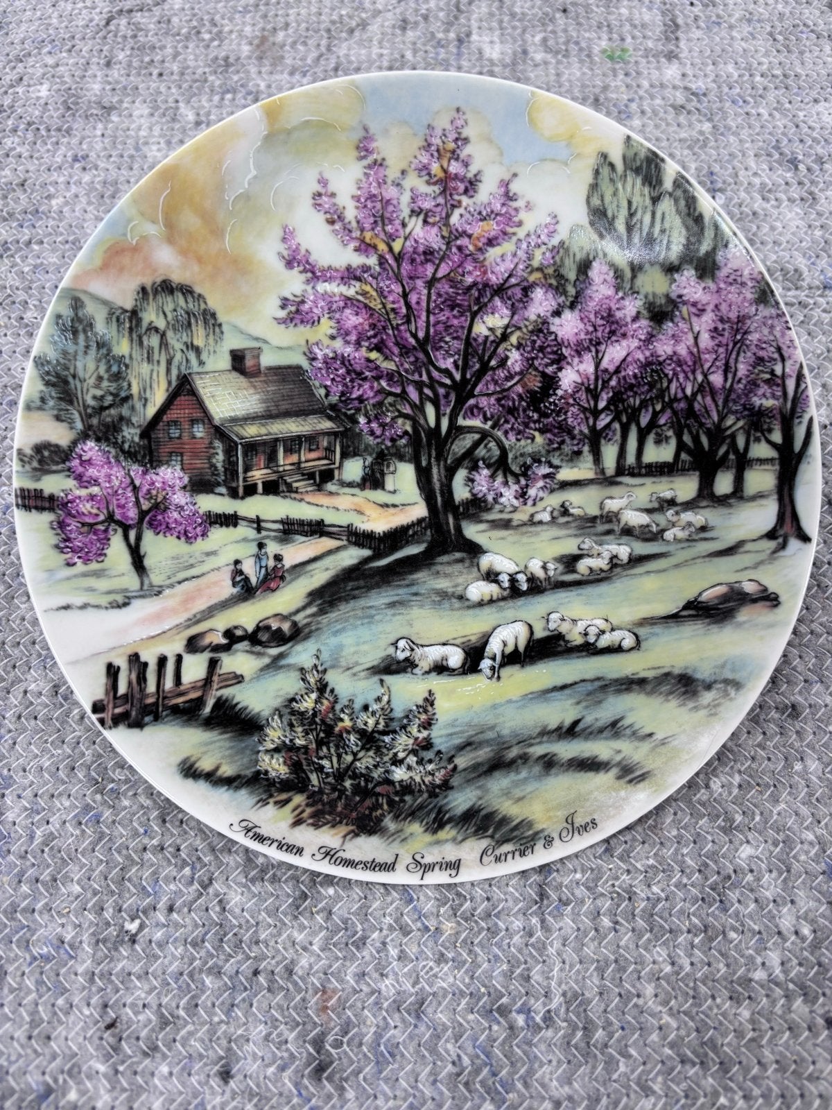 Bareuther Waldsassen Currier & Ives decoratieve borden, Ophalen of Verzenden