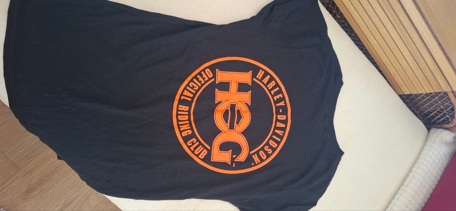 Harley-Davidson HOG T-shirt Dames Maat S Zwart, Zwart, Ophalen of Verzenden, Korte mouw, Maat 36 (S)