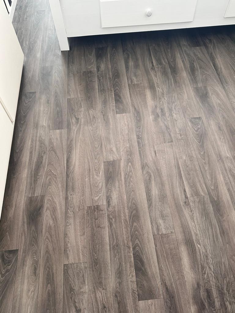 Vinyl vloer 4.50x2.30 - Zo goed als nieuw, Ophalen of Verzenden, Zo goed als nieuw, Grijs, Vinyl