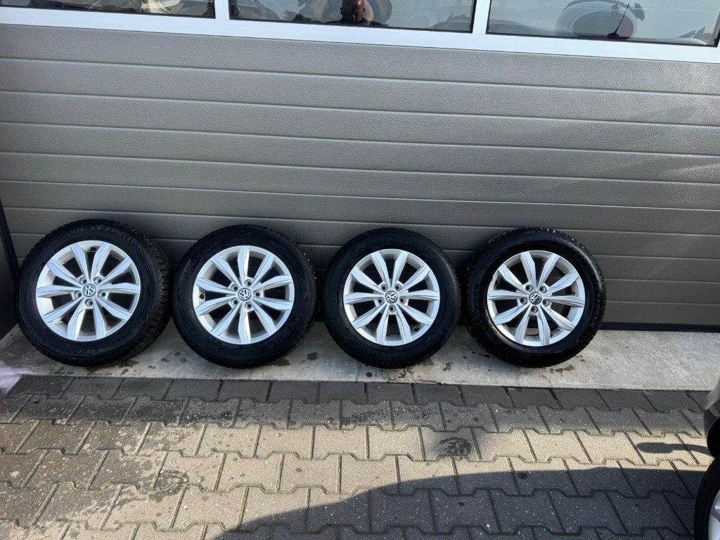 Origineel Volkswagen Polo 2G Velgen All-season banden, Ophalen, Gebruikt, 15 inch, Banden en Velgen
