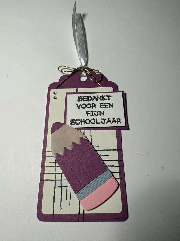 Carlijn design label bedankt voor een fijn schooljaar 5, Ophalen of Verzenden, Zo goed als nieuw, Overige thema's