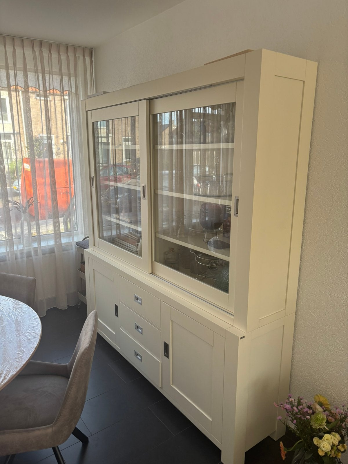 Te koop buffetkast, Huis en Inrichting, Kasten | Buffetkasten, Ophalen, Met deur(en), 200 cm of meer, 150 tot 200 cm