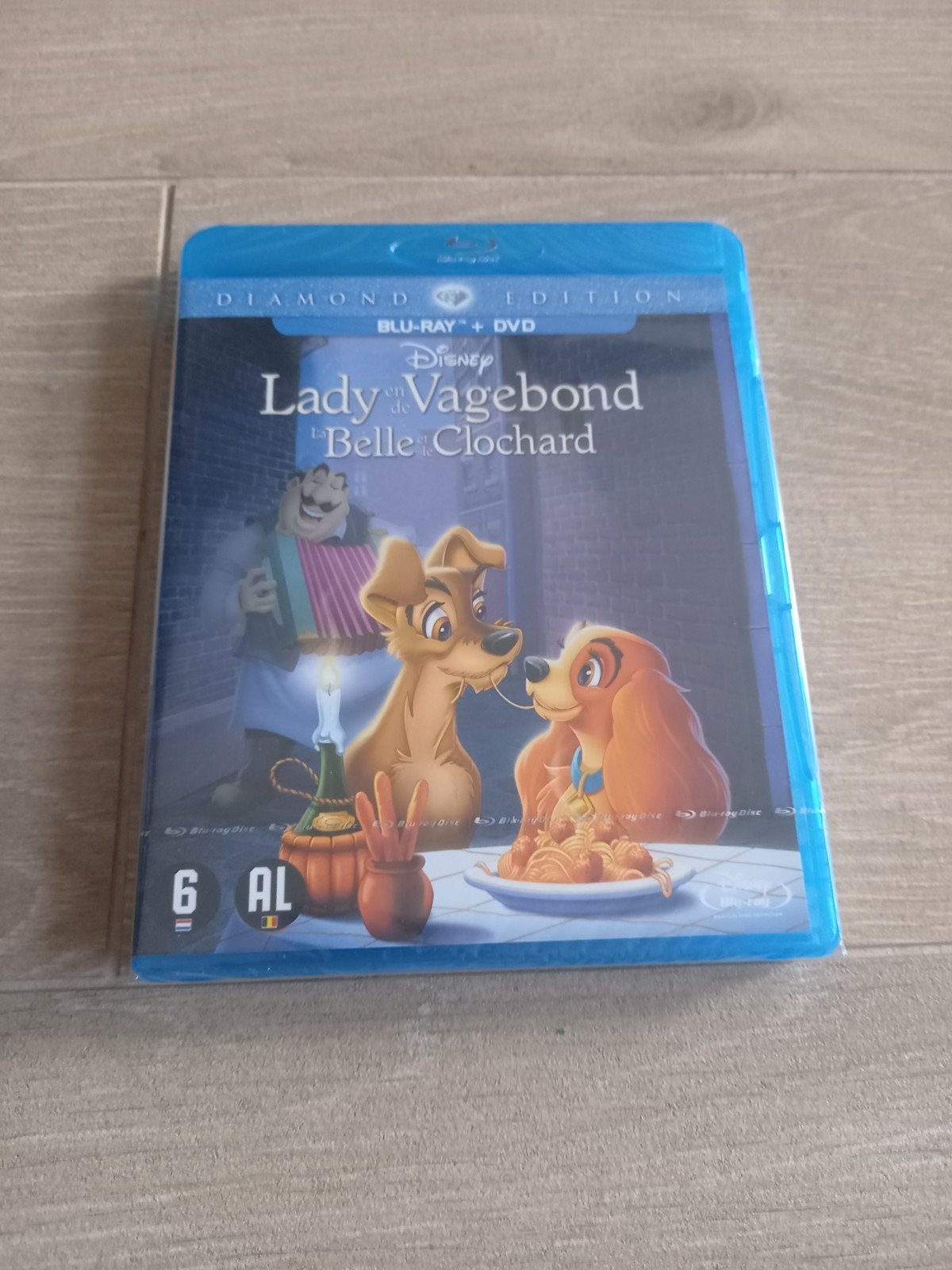 Walt Disney classic Lady en de Vagebond nieuw, Cd's en Dvd's, Ophalen of Verzenden, Nieuw in verpakking, Tekenfilms en Animatie