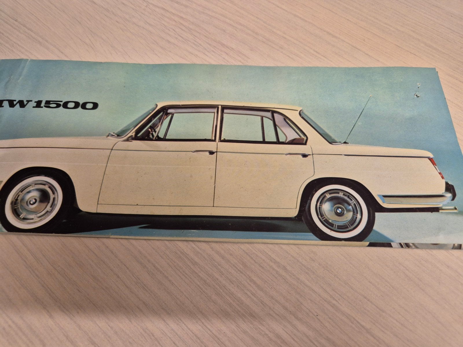 jaren 60 BMW 1500 NEUE KLASSE folder mooie foto's, Ophalen of Verzenden, Zo goed als nieuw, BMW