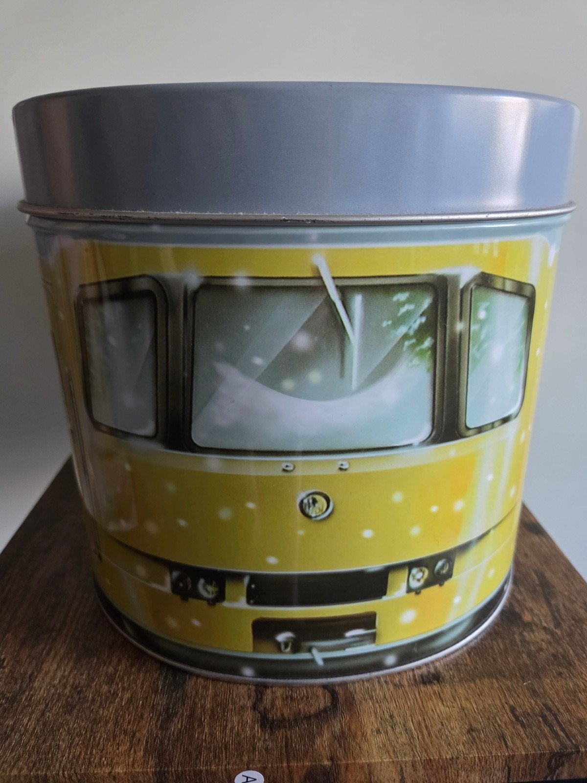 NS Trein Blik - Geel met Sneeuw - Vintage, Ophalen of Verzenden, Gebruikt, Trein, Overige typen