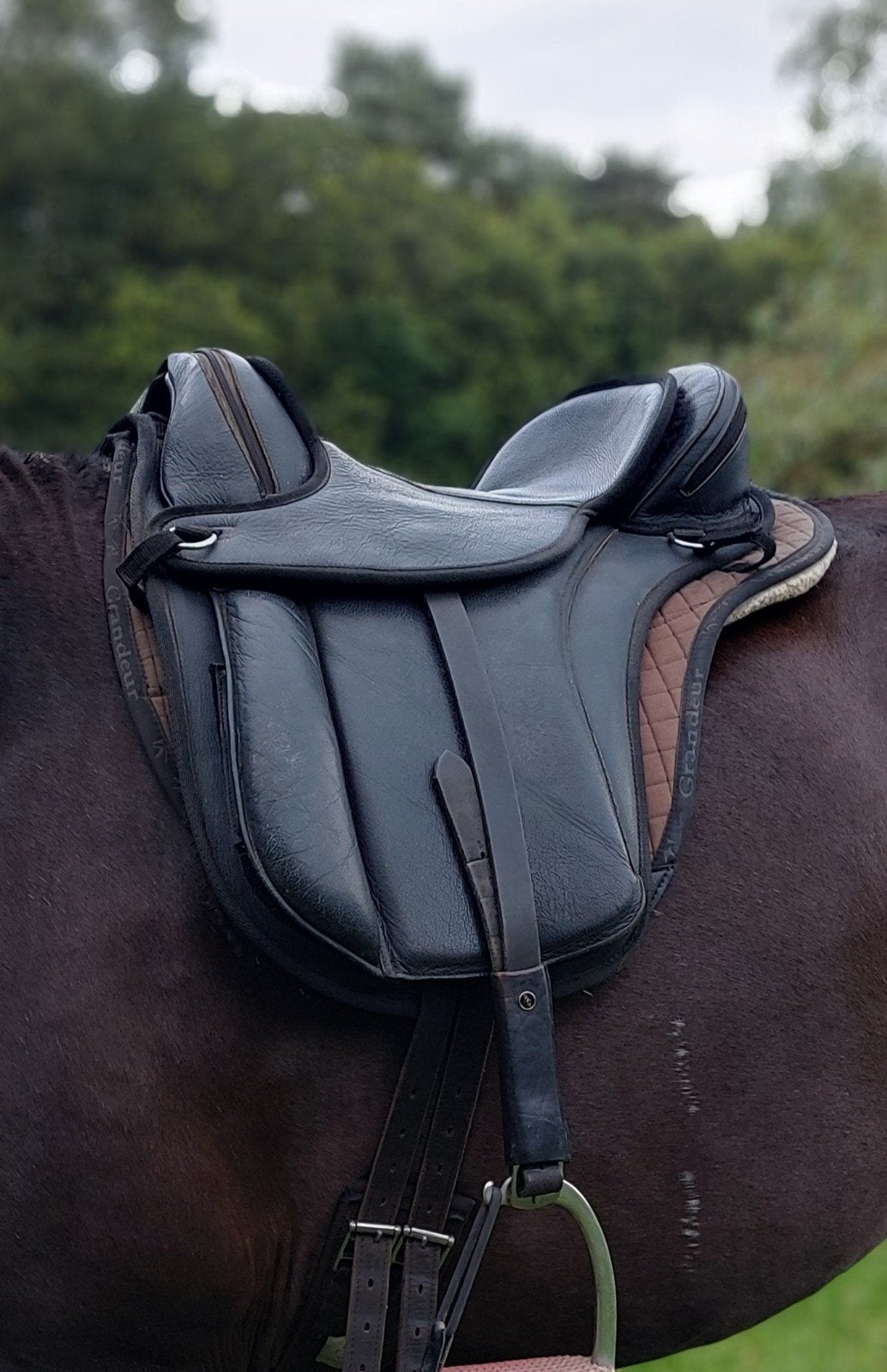 Dutchrider boomloos dressuurzadel, Dieren en Toebehoren, Paarden en Pony's | Zadels, Ophalen of Verzenden, Gebruikt, Recreatie