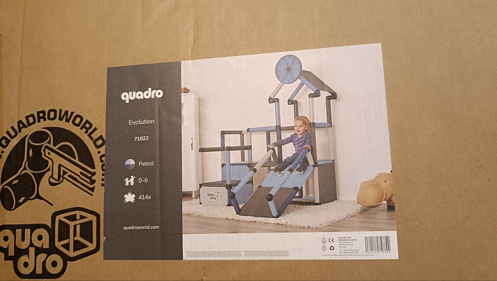 Quadro Home Evolution Klimtoestel - Speelrek, Kinderen en Baby's, Speelgoed | Buiten | Speeltoestellen, Ophalen of Verzenden, Zo goed als nieuw