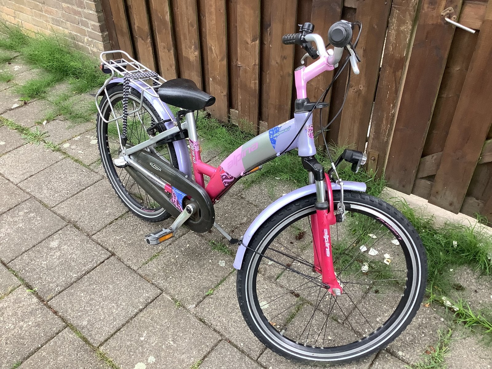 Meisjesfiets, Alpina Legend, 24 inch, Ophalen, Zo goed als nieuw, 24 inch, Versnellingen