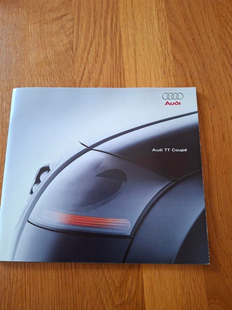 Audi TT Coupe folder van 08-06-1998 in nette staat, Ophalen of Verzenden, Zo goed als nieuw, Audi